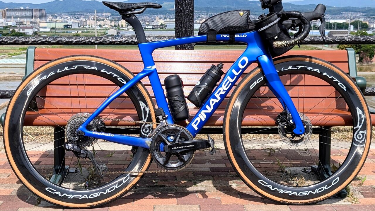 PINARELLO F5 インパルスブルー カスタムバイク（BORA ULTRA・DURA-ACE・JET ONE装備）｜美しいフレームと高級パーツの組み合わせ
